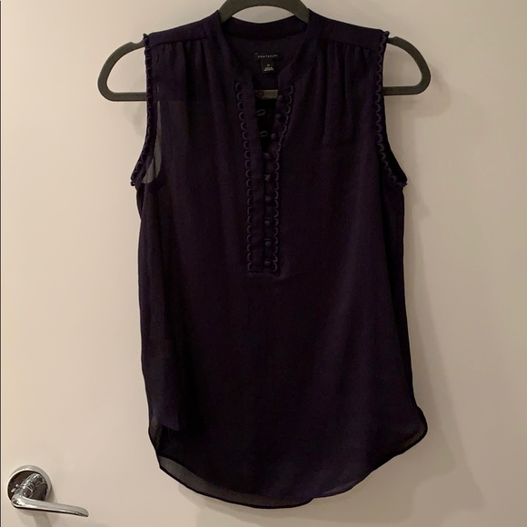 *NWOT* Ann Taylor Hook Button Sleeveless - Picture 2 of 3